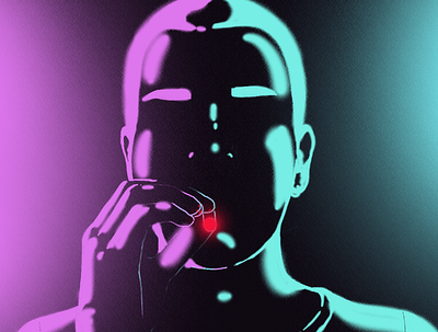 Trainspotting artwork digitalart graphic design illustration inspiration neonart painting techno