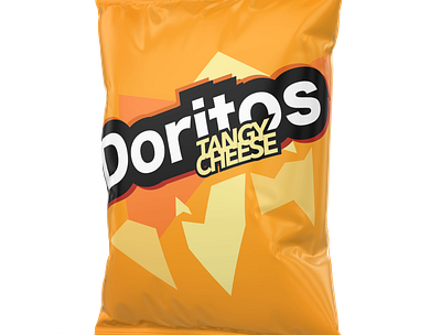 Doritos Tortilla Chips doritos foodpackaging mockups package package design packaging packet