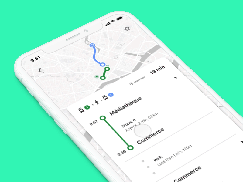 Transport Network UI Concept #2 iphone x navigation transport transportation