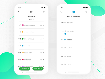 Transport Network UI Concept #4 iphone x navigation transport transportation