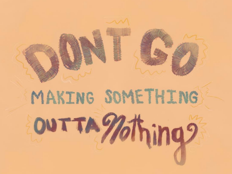 Don't Go lyrics songs handdrawn type hand drawn type procreate illustrator illustration typography