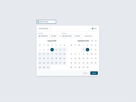 Date & Time Picker By Hannah White For Leverege On Dribbble