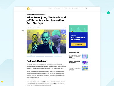 Article Page Design