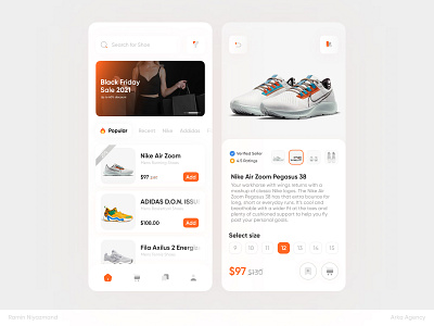 Shoe store application design app appdesign branding canada figmadesign graphic design product designer shoe store shoes ui uiagency uidesign uiux