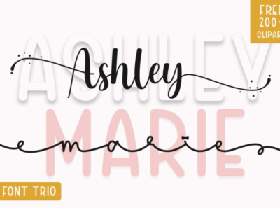 Ashley Marie photographer font