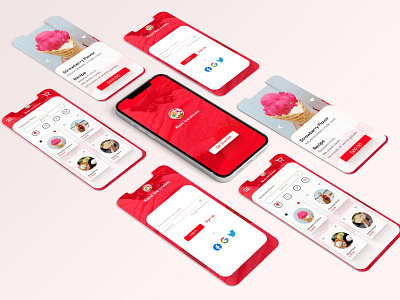 UI design Order App branding design graphic design ui