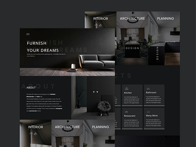 EasyHomes - Your Furniture Shop graphic design ui