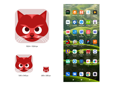 Daily UI #005 | App Icon 005 app icon cat dailyui icon