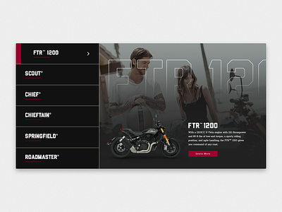 Choose Your Ride design graphicdesign icon indian lotux ltx minimal motorcycle speculative typography ui ux web website