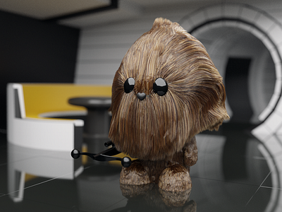 May the Fourth Be With You. Always 3d blender cgi character design chewbacca cute modeling sci fi star wars wookie
