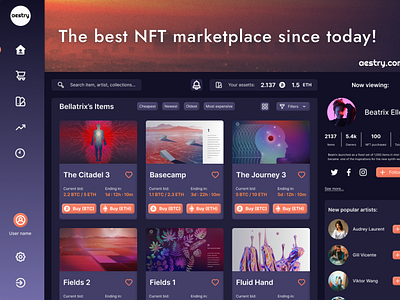 NFT Marketplace #UI