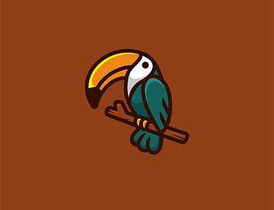 Toucan animal birds character cute forsale icon illustration logo mascot toucan unused