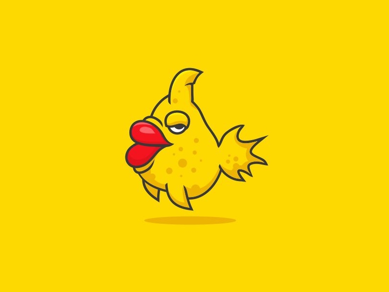 Naughty Fish by taufikrizkyy on Dribbble