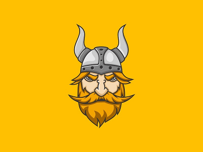 Viking army barbarian beard hipster inspiration knight logo viking