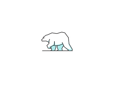 Polar Bear bear forsale grid illustration logo polar unused