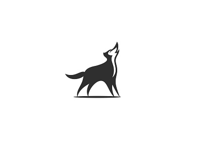 Wolf or Husky? animal husky illustration logo negativespace unused wolf