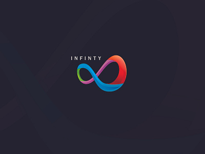 Infinity abstract forsale illustration infinity logo tech unused