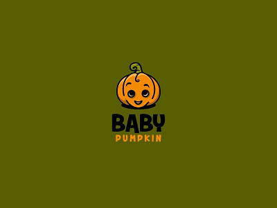 Baby Pumpkin baby child children hellowen illustration logo pumpkin unused