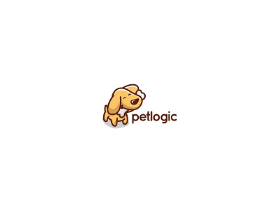 Petologic animal bones cute dog logo pet pet shop