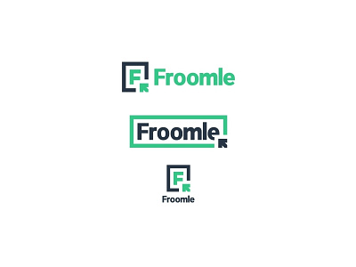 Froomle arrow choose cursor illustration logo