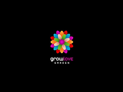 Growlove Garden flower garden grow logo love unused