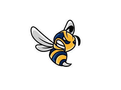 angry bee logo