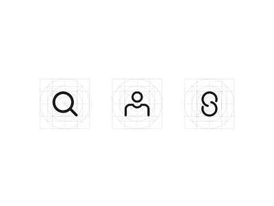 Optical Grid Icons