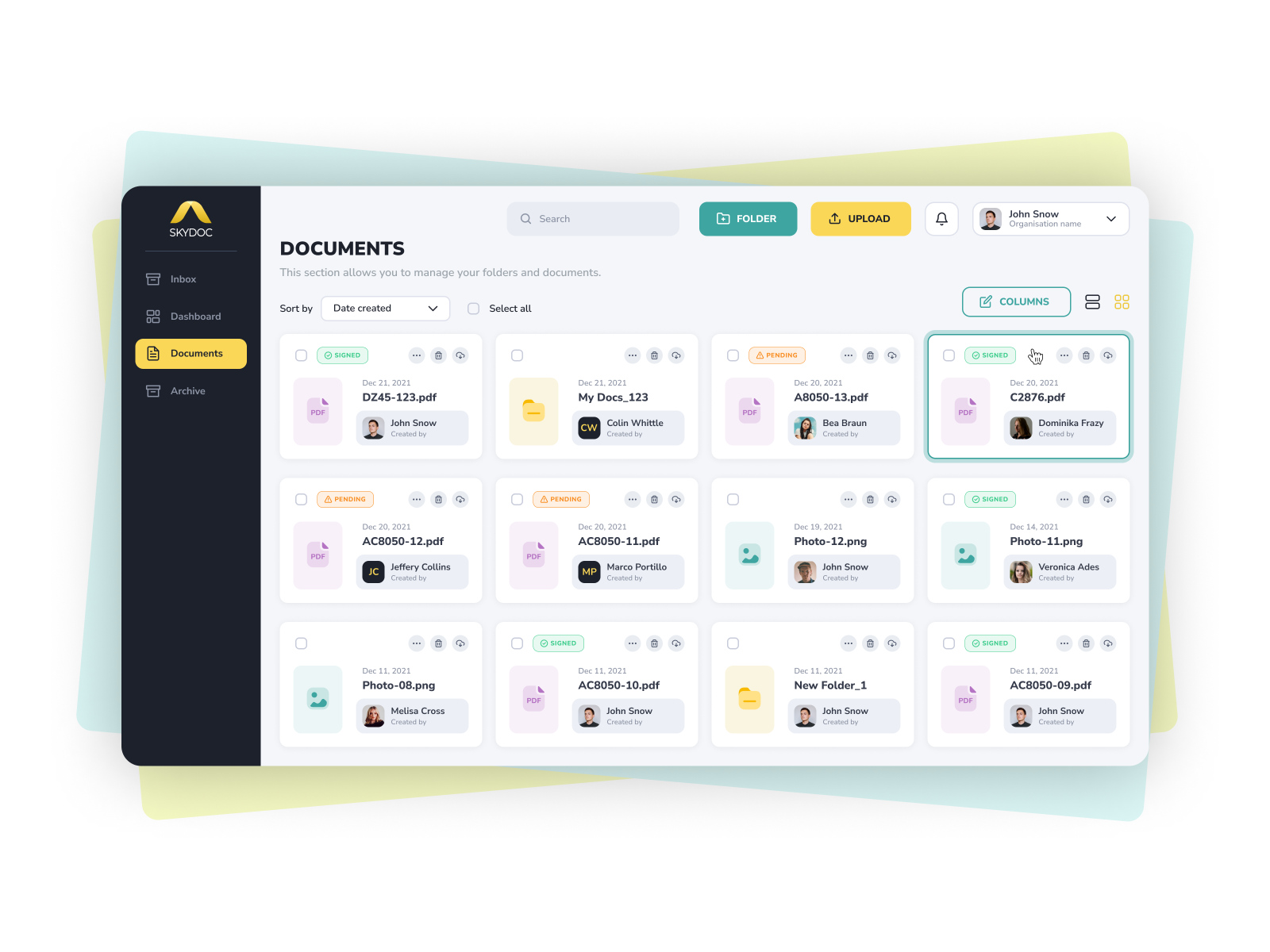 Document Management  App by Uinno on Dribbble