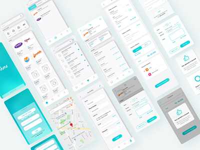 Washme : A Laundry App app design ui user interface ux