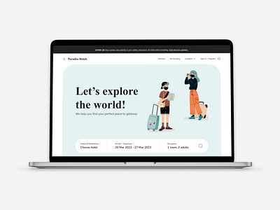 ParadiseHotels.com | Daily UI Challenge Day 3 app app design design hotel app hotel reservation travel app ui ui design uiux user interface ux
