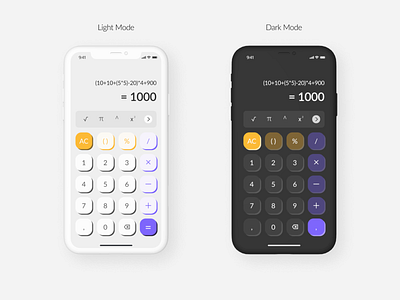 Calculator | Daily UI Challenge Day 4 app app design calculator calculator design design ui ui design user interface ux ux design