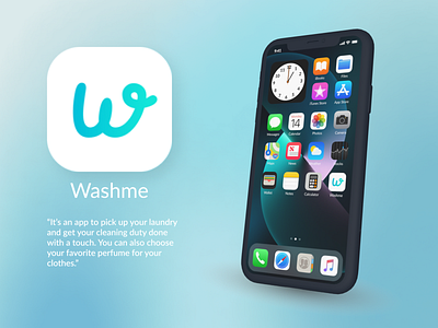 Washme (App Icon) | Daily UI Challenge Day 5