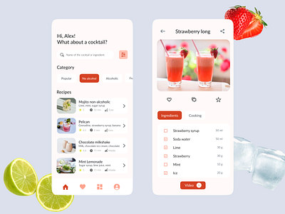 Cocktail Recipes app