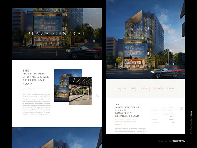 Plaza Central | Single property website design with live site