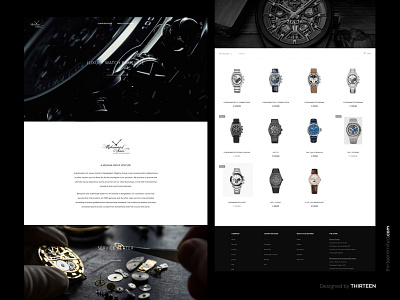 M&S | Watch website design with live site