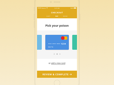 #002 Credit Card Checkout card checkout credit dailyui