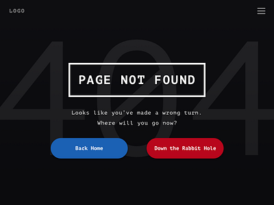 #008 404 page 404 dailyui