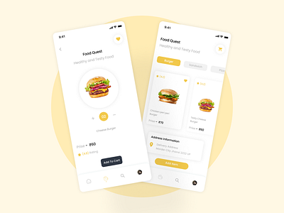 Food Ordering App UI/UX Design