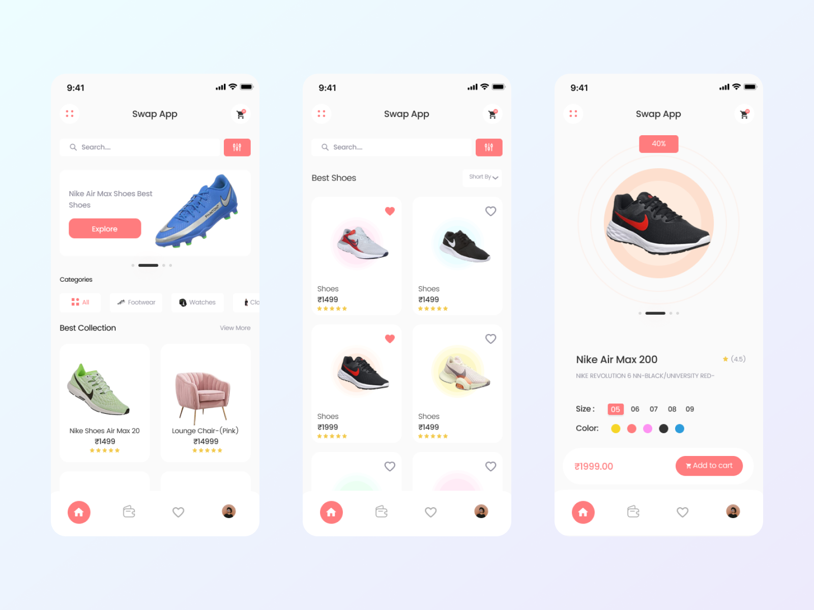 E-Commerce App Design by Abhishek on Dribbble