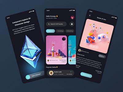 NFT Market Place UI Design