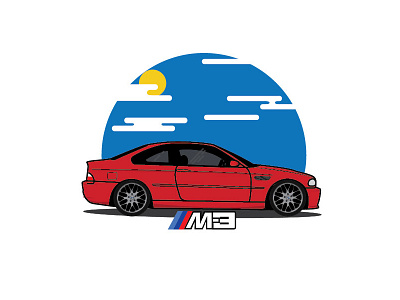 What dreams are made of - BMW e46 M3 illustration