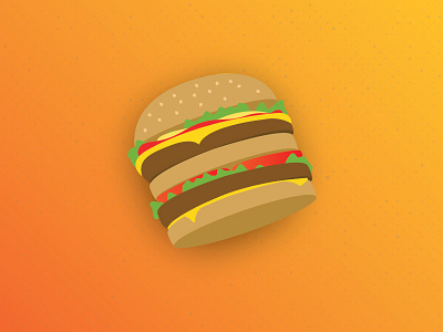 Fast food without the intergestion. food illustration vector