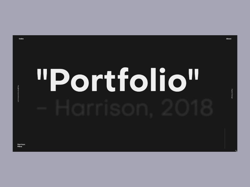 Final scrolling interaction - Portfolio flat interaction lottie portfolio scrolling webdesigner website website animation