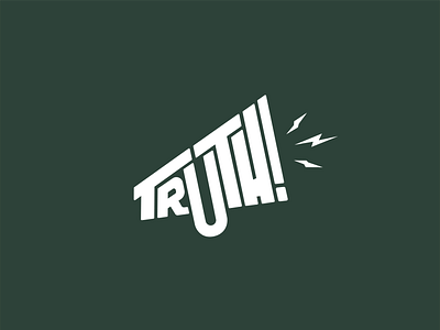 Truth Logo Mark brand branding design flat graphic design graphic design logo icon illustration logo logomark minimal typography