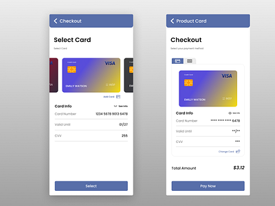 Daily Ui challenge #002 (Credit Checkout) app checkout credit card mobile mobile app mobile design ui uiux ux