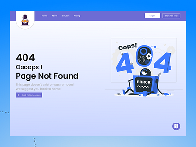 Daily Ui challenge #008 (404 Page) 404 page app hero landing page ui ui design ux web web page webdesign website