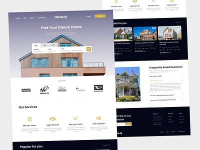 Home.ly - Realestate Landingpage