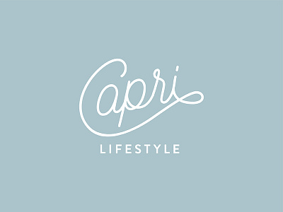 #LogoDì - Capri Lyfestyle brand branding design fashion italy lifestyle logo logotype moda