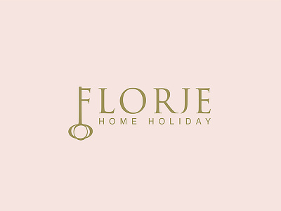 #Logodì - Florje brand branding design holiday home italy logo logotype rome