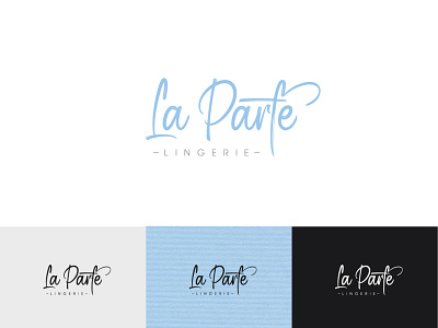 LA PARFE - logo for Lingerie Store branding design graphic design identity lettering lingerie logo logotype typography